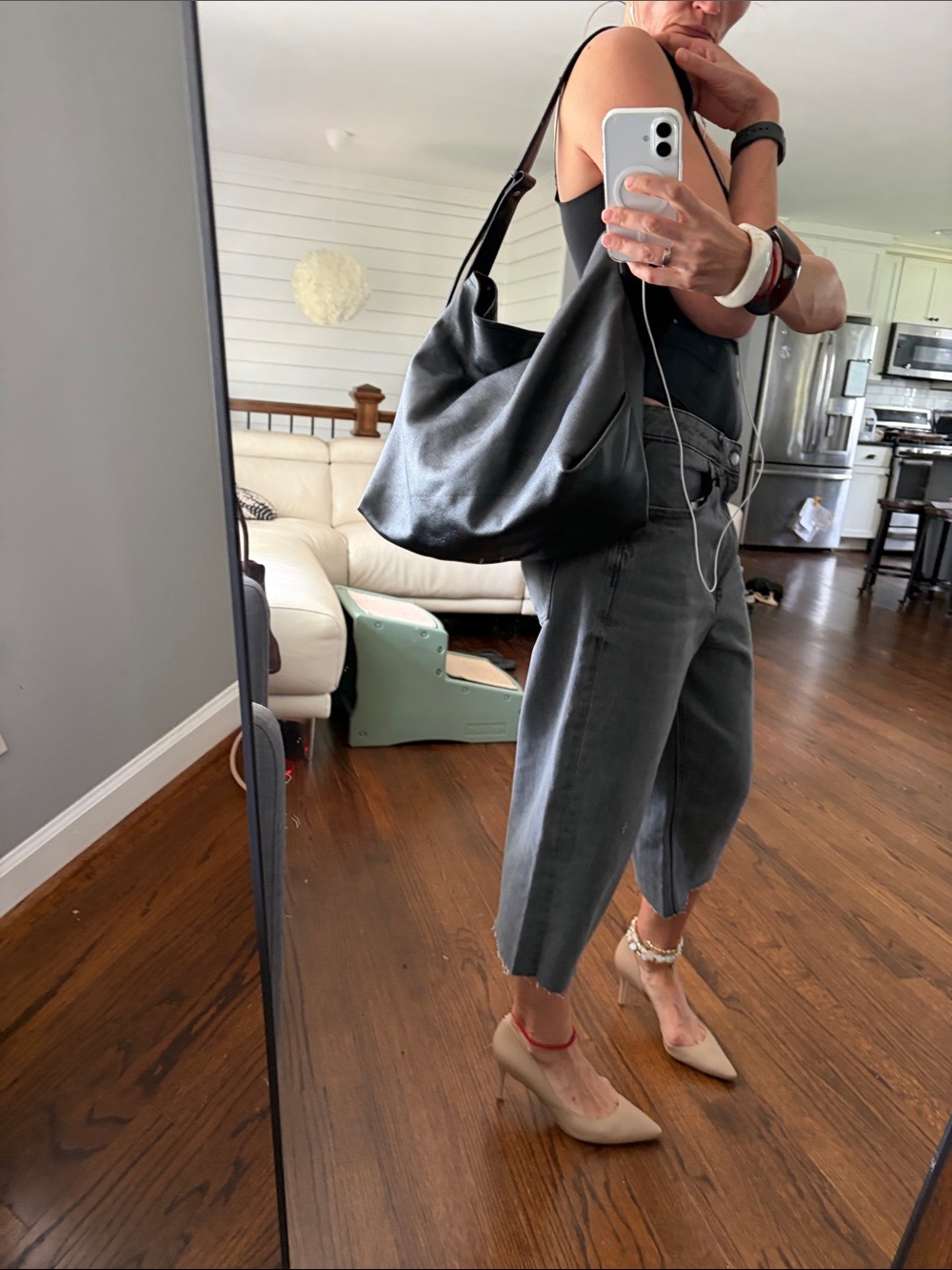 Zara Black Hobo Bag